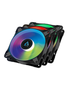 P12 Arctic PWM PST A-RGB Black 3 Pack